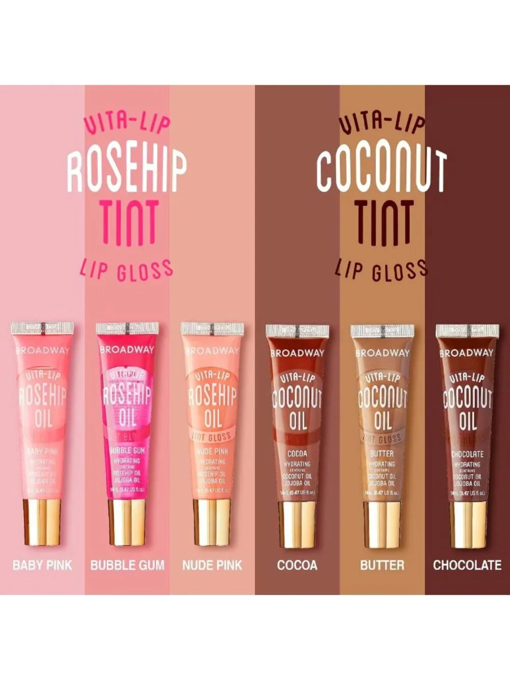 Ultra-Hydrating Lip Gloss Set - 11 Pack Tinted & Clear, High-Shine Non-Sticky